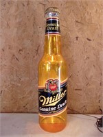 Miller Genuine Draft Lighted Bottle