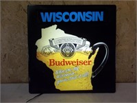 Budweiser / Wisconsin Lighted Sign