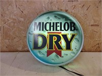 Michelob Dry Bottle Cap Lighted Sign
