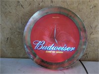 Budweiser Edgelit Neon Clock