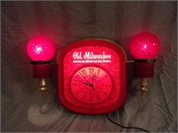 Old Milwaukee Lighted Clock