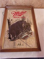 Miller High Life Collector Mirror - Black Bear