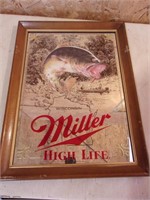 Miller High Life Collector Mirror - Bass