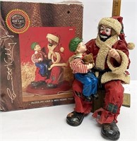 Emmett Kelly clown Rudolph has a red nose to