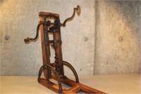 Antique Barn Beam Boring Tool Drill Press
