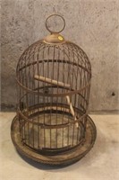 Large Brass Bird Cage (Vintage)