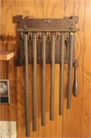Vintage Door Chimes with Wooden Striker