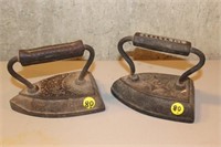 (2) Vintage Flat Irons