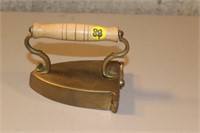 Vintage Brass Flat Iron