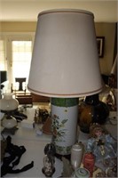 Large Ceramic & Metal Lamp