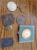 Misc. Items, Key Chain, Medallian, Vintage Medals