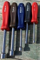 5 Snap-On Nut Drivers SAE