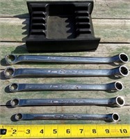 5 Metric Snap-On Box End Wrenches