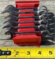 6 Snap-On SAE Stubby Wrenches
