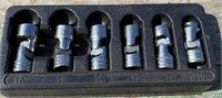 Snap-On Metric 3/8" Swivel Sockets, 6pt