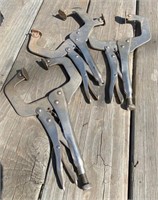 3 Imported Locking Clamps