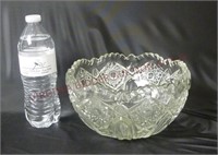 LE Smith Quintec Clear Crystal Serving Bowl