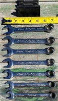 7 Snap-On Metric Combination Wrenches