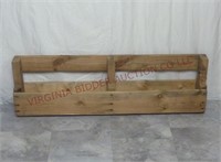 Rustic Pallet Shelf ~ 40" wide 12.5" tall 5" deep