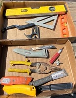 Squares, Levels & Utility Knives