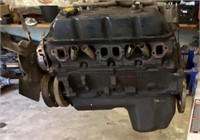 Chrysler 486 V8 Engine On Stand