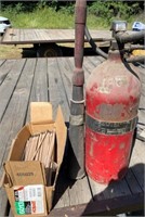 Welding Rods & 2 Fire Extinguishers