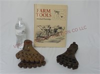 Farm Tools Book & Heavy Metal Plow? Parts