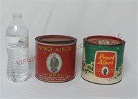 Vintage Prince Albert Tobacco Tins ~ Lot of 2
