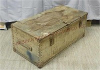 Vintage Wooden Foot Locker / Trunk