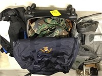 Air Force luggage, misc items