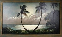 HAROLD NEWTON FLORIDA HIGHWAYMEN PALM TREE SCENE