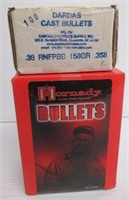 (350) Hornady .38 special 140gr cast bullets for