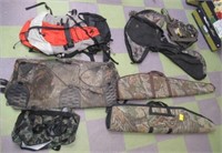 Assortment of Soft Gun & Cross Bow Cases, North