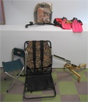 Skeet Thrower, Youth Bow, Hunting Chairs, Etc.