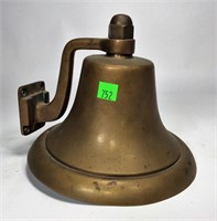 Brass Bell, Wall Mount - 8"diameter
