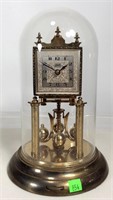Schatz Birthday Clock - 7" diameter, brass base,