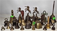 Brass Bell Collection -some 5"T