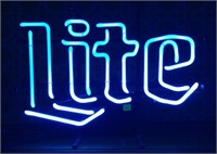 "Lite" Beer Neon Sign, Miller Brewing Co.,