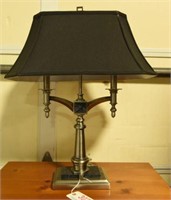Lot #3020 - Contemporary table lamp with black