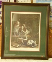 Lot #3038 - Engraving titled “The First Taste"