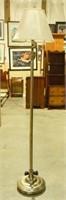 Lot #3058 - Brass floor lamp with adjustable
