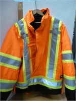 High Visibility Work King Safety Winter Jacket