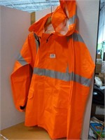 High Visibility Rain Coat Jacket Size Medium