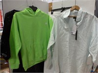 NEW Clothing Lot - Neon Hoodie / Linen Shirt /