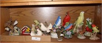 Lot of Porcelain & Ceramic Birds