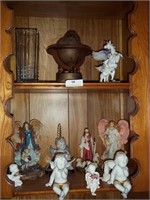 Lot of Decor and Angel Figurines