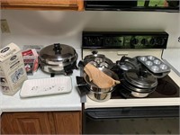 Electric Fry Pan, Pots & Pans
