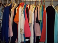Closet Contents of Ladies Clothes-Bedding