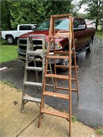 6' Wood & 5' Alumium Step Ladders