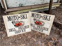 Moto Ski Dell Prairie Service Sign